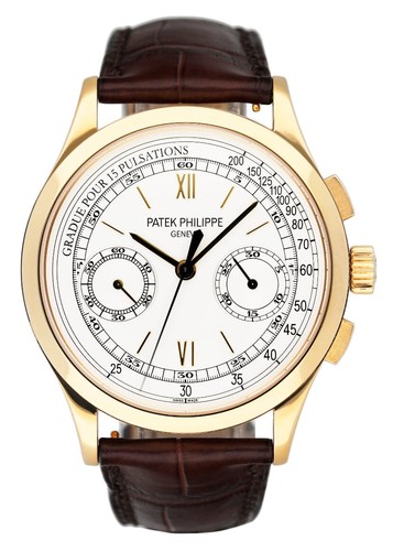 Patek Philippe Chronograph 5170J Silver Dial Mens Watch Box Papers