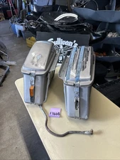 Harley Ironhead Sportster K Model Small Saddlebags Brackets Mount Pair Set 