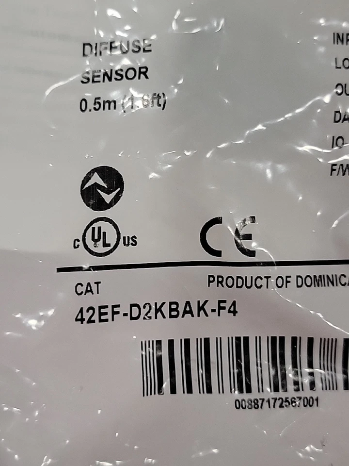 Allen-Bradley 42EF-D2KBAK-F4 Photoelectric Sensor 10.8-30VDC – New/Open Box - Image 3 of 4