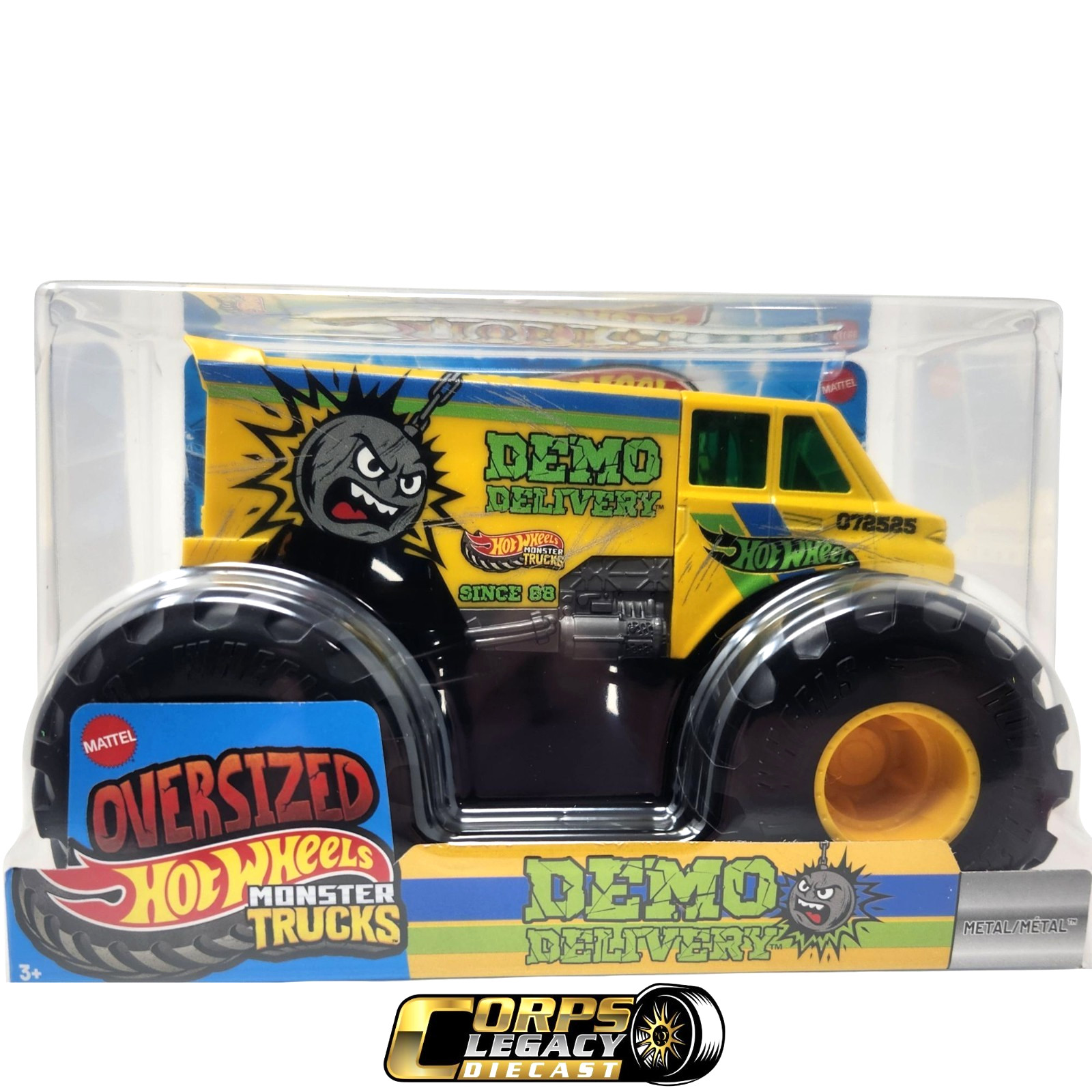 Hot Wheels Monster Trucks Demo Delivery 1:24 Oversized 2026 Mattel NEW