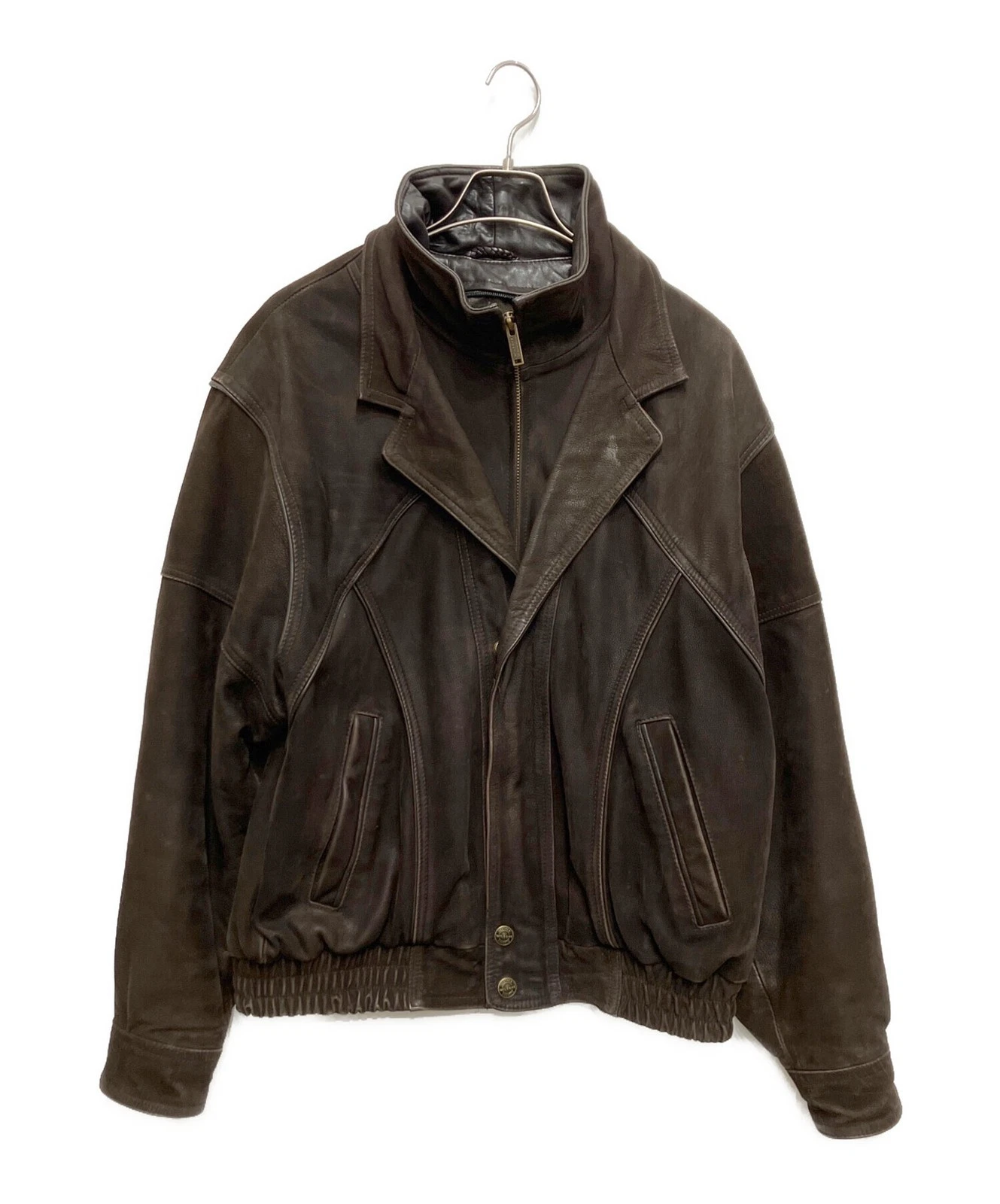 Wilsons Leather Leather Jacket Men's Size L Brown image 1