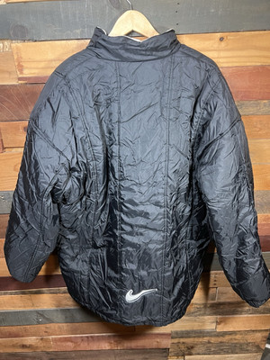 90s NIKE vintage big logo reversible jacket coat insulated parka