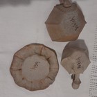 Vtg. Barbara Walch Pinch Pottery Lot of 3 pieces Cups Saucer Signed Whimsical — photo 6
