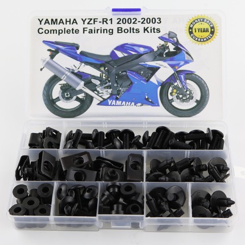Complete Fairing Bolt Kit Body Screws Fit For Yamaha YZF R1 0203 YZF