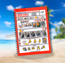 Jet2 757-200 Safety Card - Notebook personalizzato a tema aviazione - Equipaggio di cabina, pilota