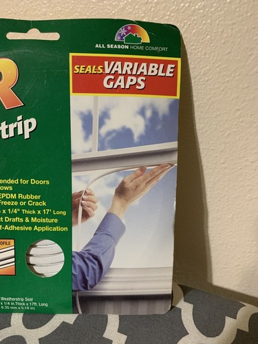 Duck Brand Heavy-Duty Self Adhesive Weatherstrip Seal for Small Gap, 3/8-Inch... - Picture 4 of 4