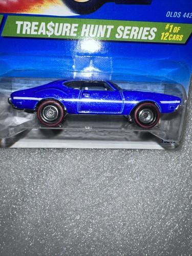1995 Hot Wheels Treasure Hunt OLDS 442 Edizione Limitata-1/10.000, con Protecto B85 - Foto 5 di 10