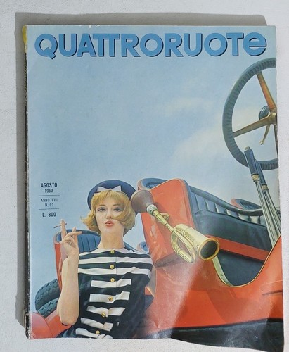 68563 VIERRÄDER Nr. 92 August 1963 - Innocenti IM3 / Lancia Flaminia / Mark 2 - Bild 1 von 2