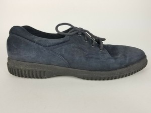 ecco blue suede shoes