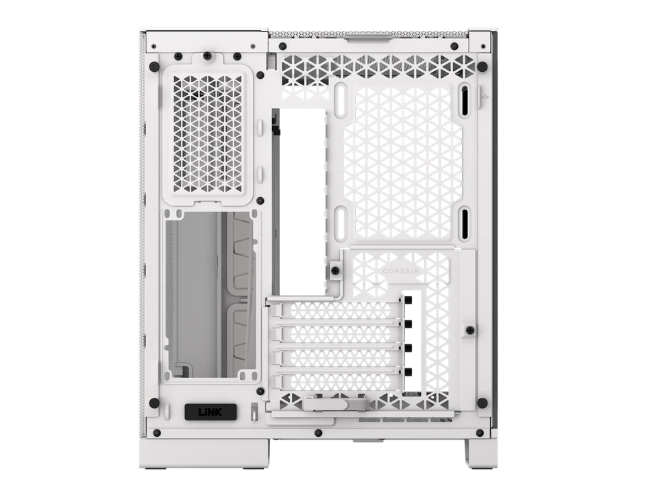 CORSAIR 2500X Micro ATX Dual Chamber PC Case –White – Tempered Glass Front Panel - Image 4 of 4