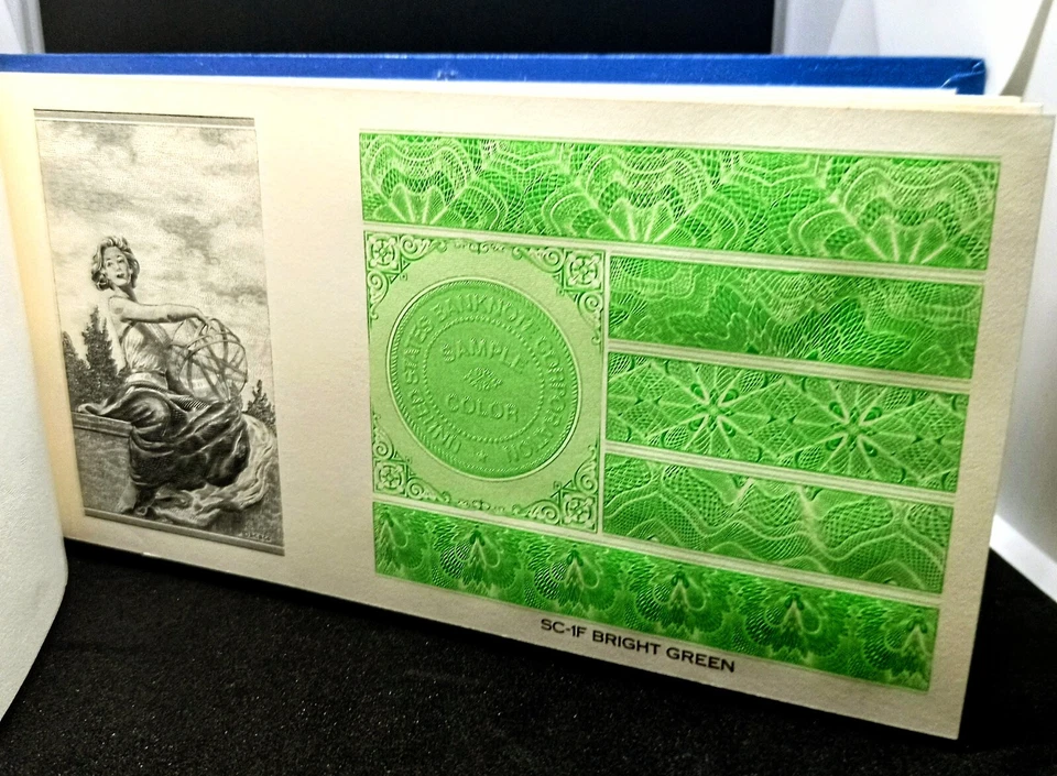 UNITED STATES BANKNOTE CORPARATİON SALESMAN SAMPLE BOOK" - Image 2 of 4
