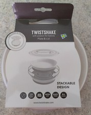 TWISTSHAKE, talerz z pokrywką, talerzem i pokrywką, biały, nowy, oryginalne opakowanie