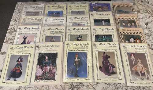 Magic Thread Sewing Doll Patterns, Lot Of 20, NEW