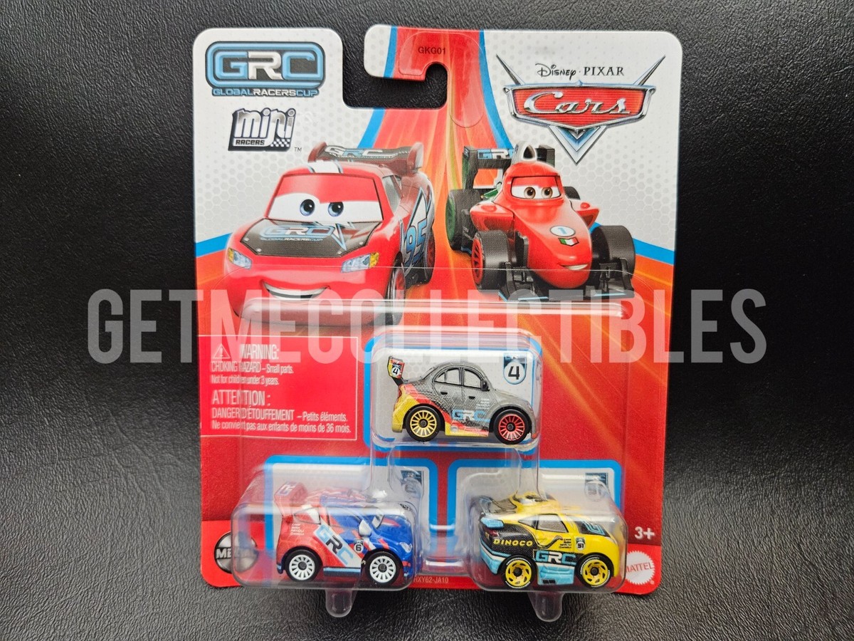 DISNEY PIXAR CARS MINI RACERS GRC RAOUL CAROUL MAX SCHNELL CRUZ
