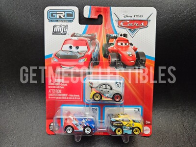 DISNEY PIXAR CARS MINI RACERS GRC RAOUL CAROUL MAX SCHNELL CRUZ