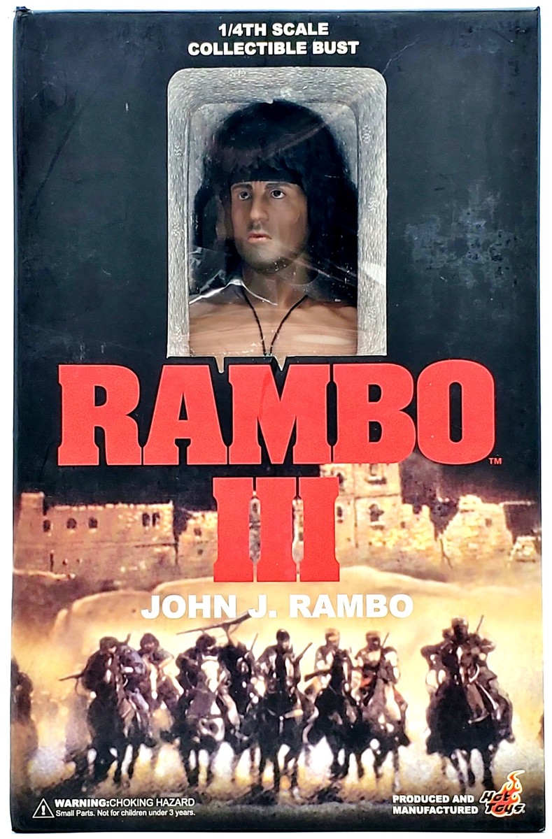 Rambo III John J Rambo Bust Figure 2008 Hot Toys 171616 | eBay