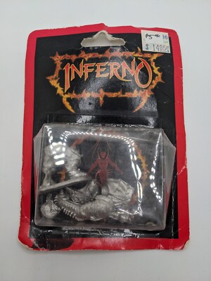 INFERNO Miniature War Game Pewter Mini Lidropos 1995 OOP