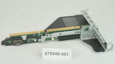 HP Primary riser board, x16 x8, GPU, 2x4 PCIe Non-Volatile (NVMe) | 875548-001