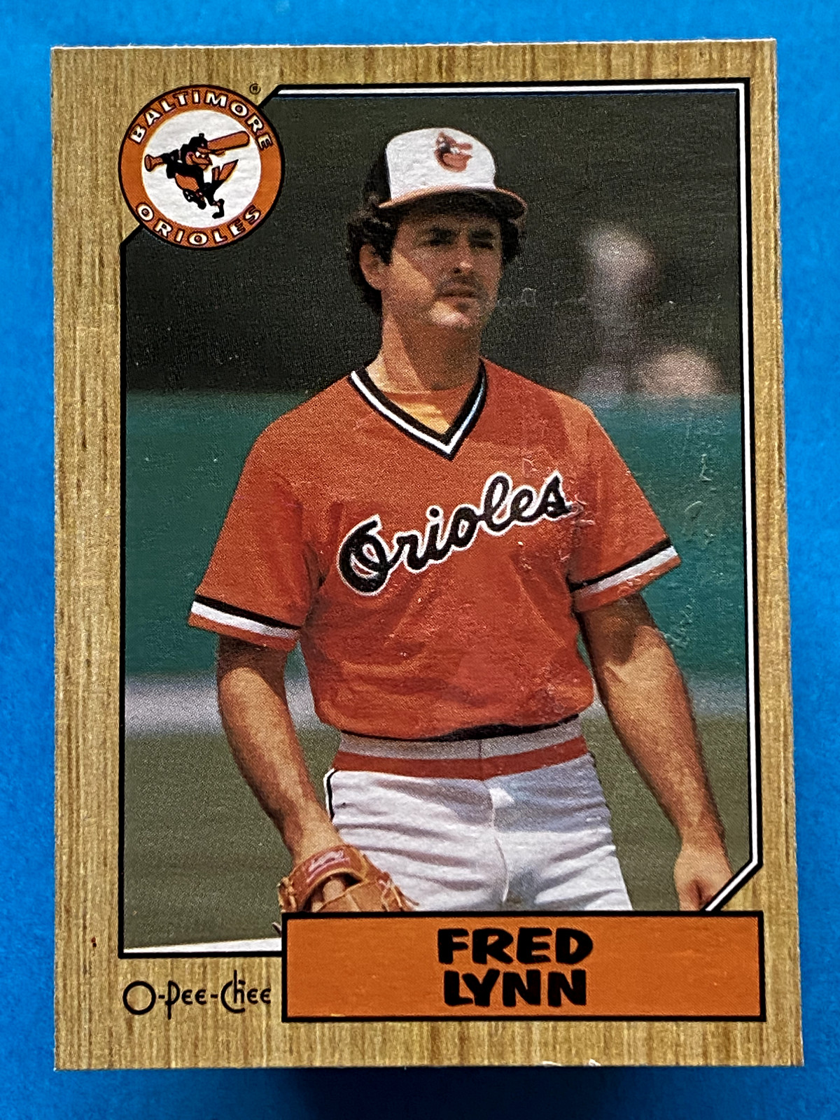 Fred Lynn 1987 O-Pee-Chee #370 Baltimore Orioles