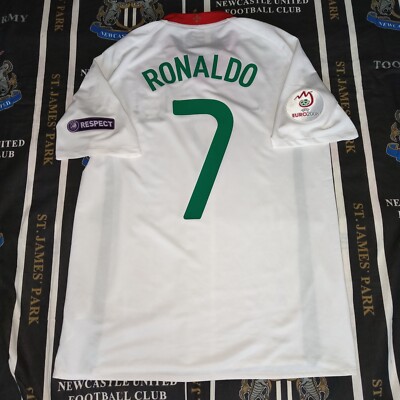 Portugal Away Football Shirt Jersey Nike 2008 2010 Cristiano