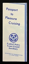 1977 US Coast Guard Auxiliary Pleasure Cruising Vintage Sailing Boat Brochure