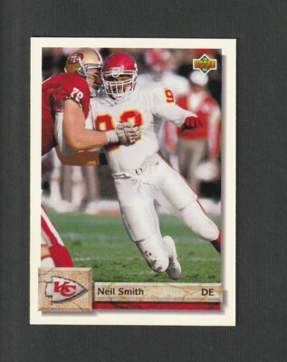 1992 Upper Deck Neil Smith #103 Kansas City Chiefs