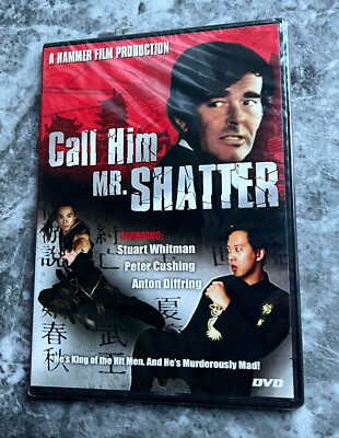 Call Him Mr. Shatter PETER CUSHING STUART WHITMAN DVD SLIM CASE KUNG-FU KARATE