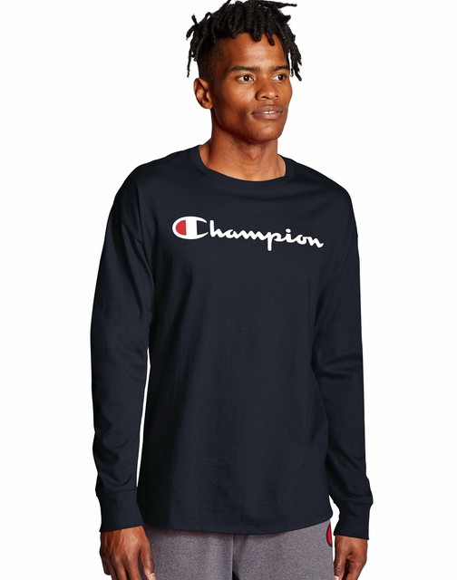 champion navy tee