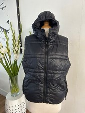 Replay Puffer Vest Women's Size Black Hooded Full Zip Original Outdoor Jacket