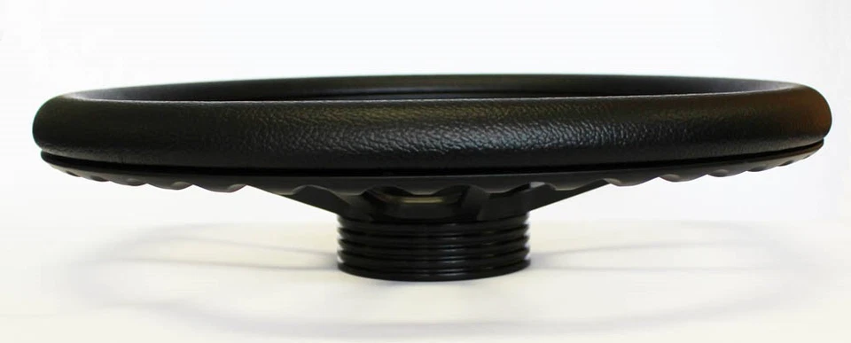 Blazer Pick Up C10 C20 C30 K10 K20 Negro sobre Negro Volante 14" Bowtie Cap Foto 3 de 4