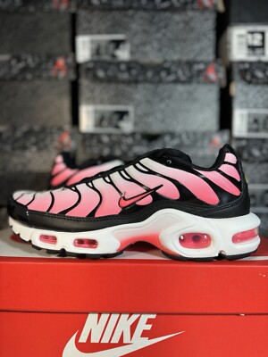 Nike Air Max Plus Black White Hot Punch Pink BRAND NEW Size 6 | eBay