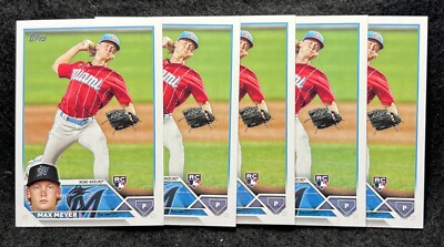 2023 Topps Series 2 - Max Meyer - #388 (RC) - Marlins - LOT OF 5 - NM/Mint