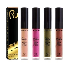 RUDE Molten Metal Lip Color 2.5ML/0.085 FL OZ (CHOOSE YOUR COLOR)