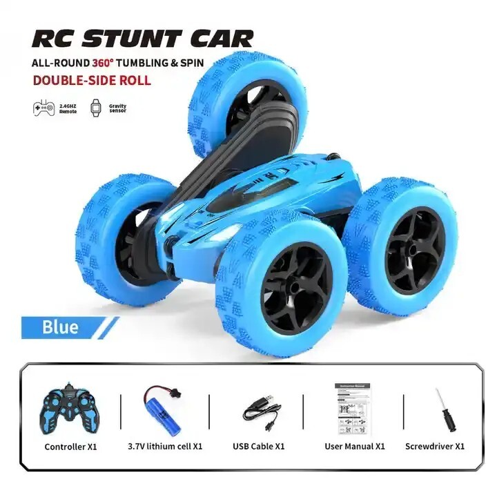 Coche RC ColorBaby Speed & Go Nitro Stunt – Giro 360º Y Todoterreno, Control 2.4 GHz Para Niños +4 Años