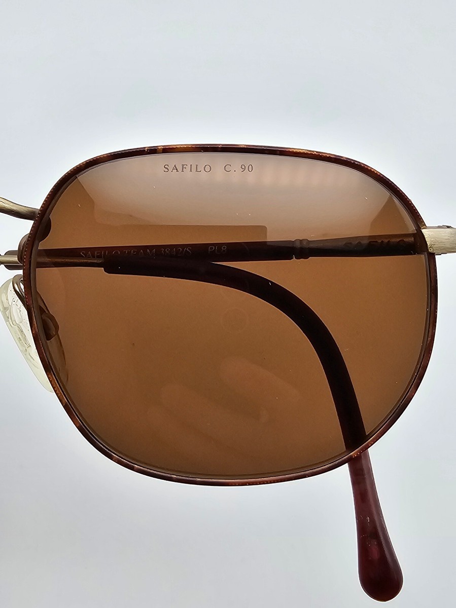 Safilo Elasta Team 3842/S Tortoise Gold Frame Brown Lens