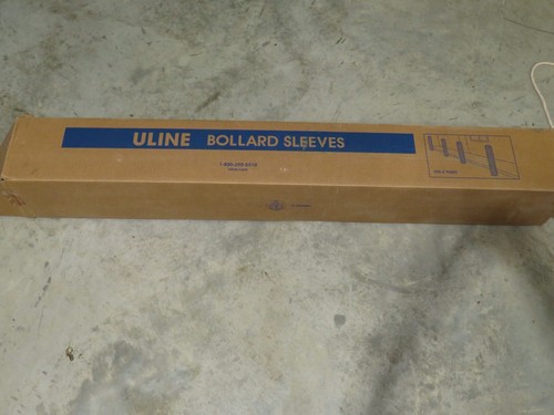 NEU OPEN ULINE H-3719Y GERIPPTE POLLERHÜLSE 6X56" GELB
