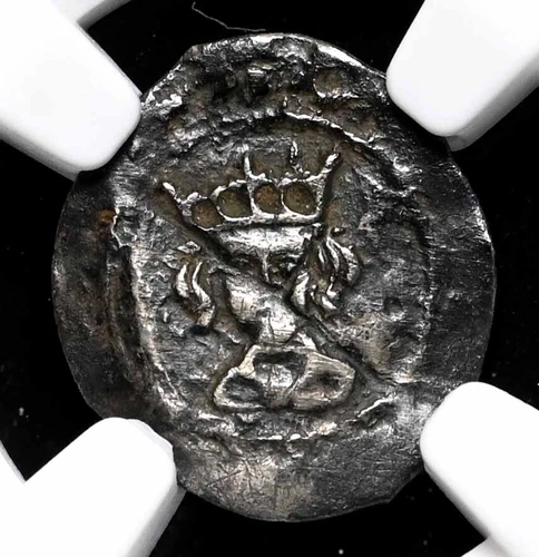 ENGLAND. Richard III. 1483-1485. Silver Halfpenny, S-2171, NGC XF Detail