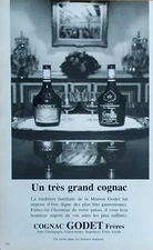 Paper Advertising - Cognac GODET Frères 1978