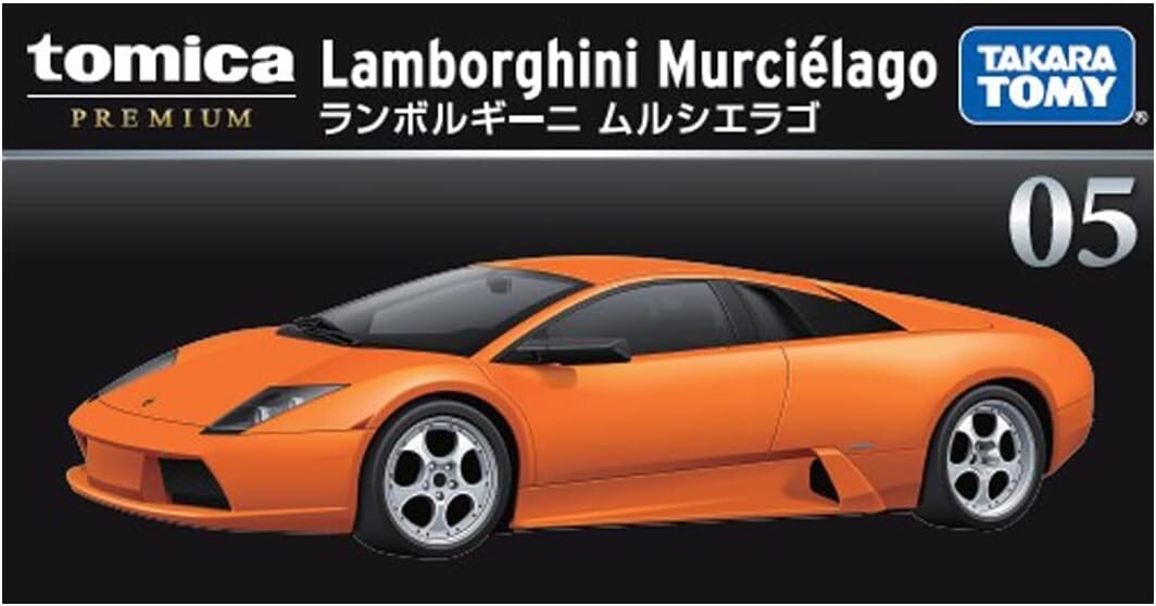 Takara Tomy Tomica Premium No.05 Lamborghini Murcielago 1/62 Die Cast Model