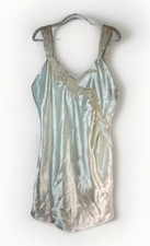 Victoria  s Secret Lingerie 90  S Slip Dress Satin Ivory Bridal Gold Label Large