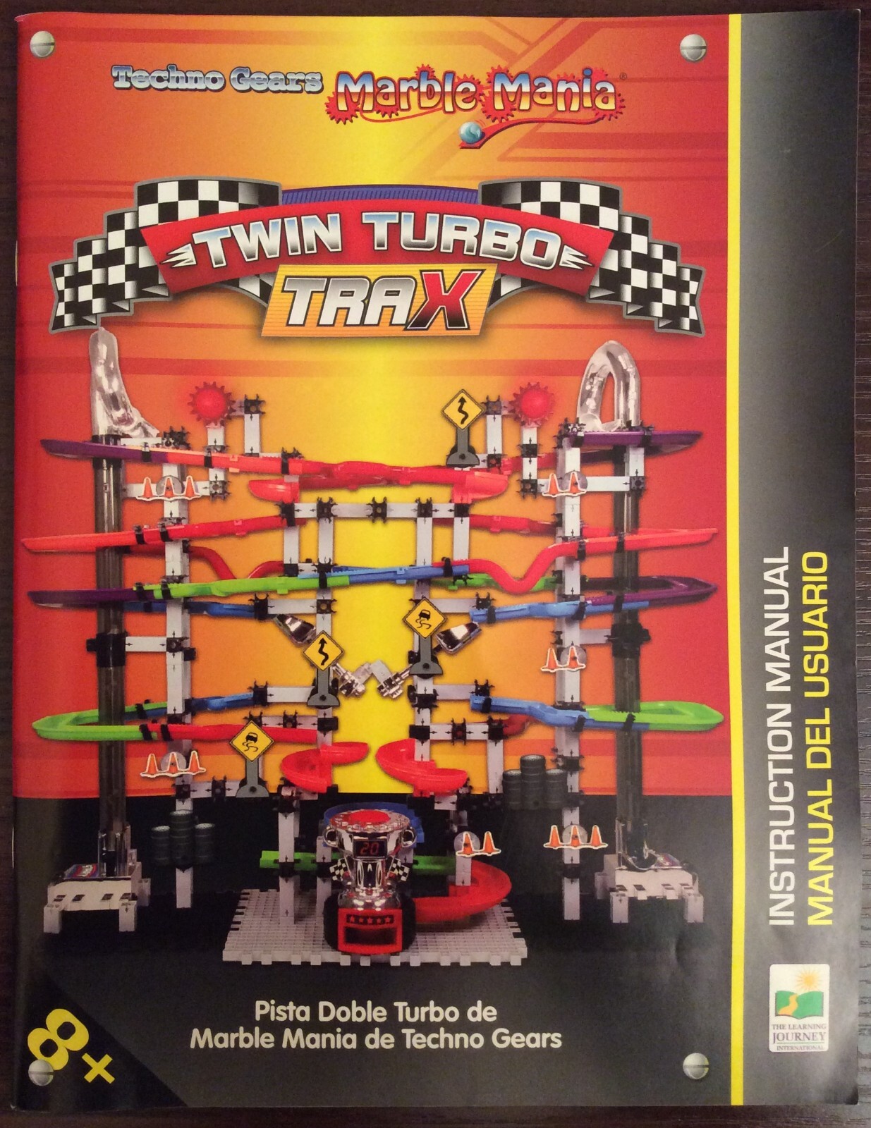 TECHNO GEARS MARBLE MANIA TWIN TURBO TRAX 400+ PIECES & INSTRUCTION