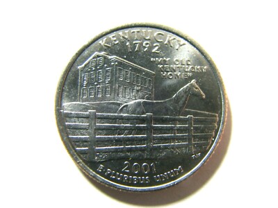 2001-D Kentucky State Quarter / Brilliant Uncirculated from