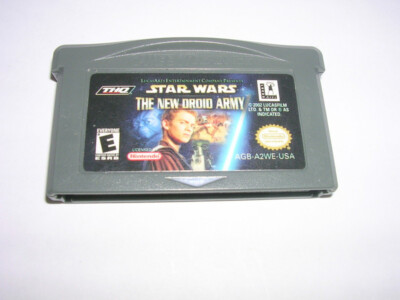 Star Wars The New Droid Army (Nintendo Game Boy Advance GBA) Original Game