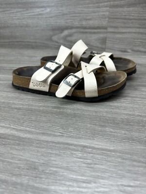 BIRKENSTOCK Criss Cross Slide Leather Sandals - Size 12 Birkenstock Women main image 4