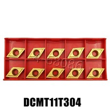 20pc DCMT11T304 DCMT32.51 BP010 Lathe Cutter Carbide Inserts For steel For SDJCR