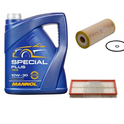 FEBI BILSTEIN Inspektionspaket 5L MANNOL Special Plus 10W-30 für VW Golf IV 1J1