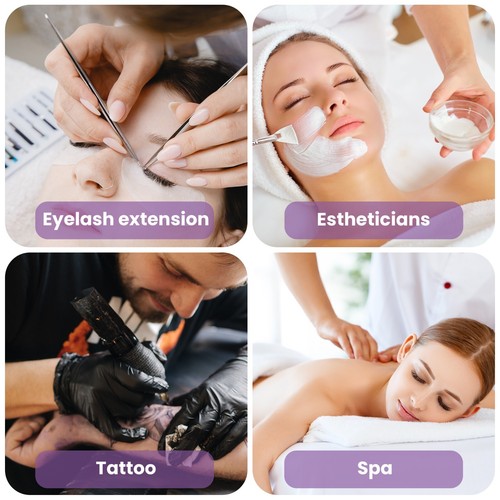 EASYINBEAUTY Wimpernlicht für Wimpernverlängerungen mit PhoneHold, weiß - Bild 5 von 7