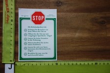 Alter Aufkleber Polizei Die Kriminalpolizei rät: STOP