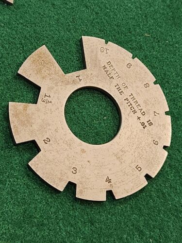 De colección MARRÓN Y AFILADO Nº715 - Herramienta de rosca de 29 grados Herramienta de ajuste de medidor y Nº716 - Imagen 3 de 8