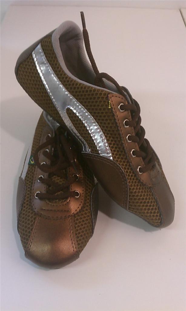 PANTOFOLA D’ORO Scarpe sneakers slim Taygra Brasil bronzo e argento flessibili e leggere taglia 37 unisex